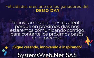 SystemsWeb.Net: Ganadores del DEMO DAY de Aldea INNPULSA